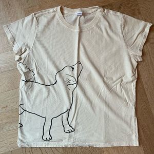 CLARE V T-SHIRT / PRE-OWNED / LIKE NEW / SIZE SMALL